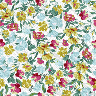 清新花卉图案背景