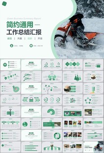 摩托车骑行极限运动动态PPT