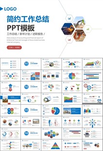 工程机械挖掘机PPT总结模板