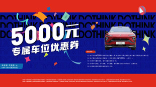 5000元专属车位优惠券