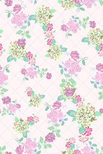 粉色花卉图案背景纹理