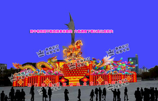 2026马年灯笼彩灯设计