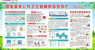 国家基本公共卫生健康教育宣传栏