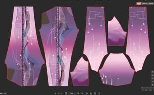 梦幻星空主题手机壳图案