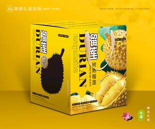 榴莲包装 水果礼盒