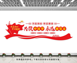 共筑中国梦永远跟党走