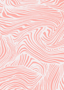 粉色波浪纹理图案背景