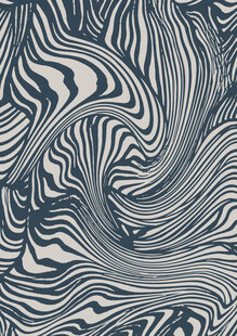 蓝白波浪纹理图案