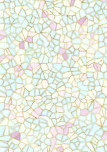 彩色碎纹马赛克图案背景