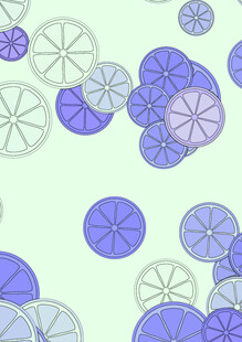 淡紫色圆形图案背景设计