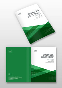 绿色画册封面