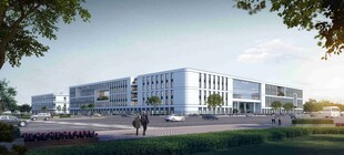 现代风格办公建筑外观