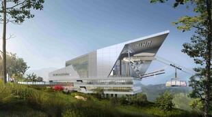 现代风格独特建筑景观