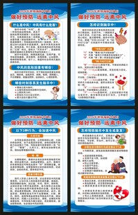 世界预防中风日展板