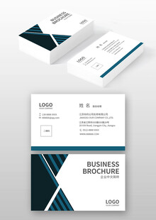 简约商务风名片设计