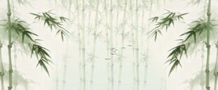 水墨竹子背景