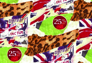 多彩零食促销图案设计