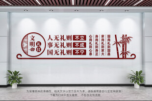 文明礼仪文化墙