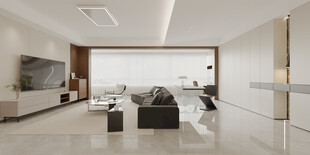 家装客厅餐厅效果图