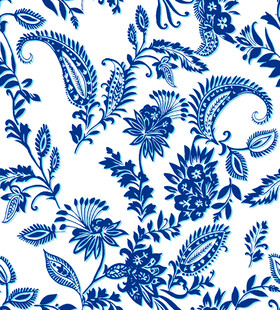 线条佩斯里数码印花