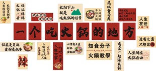 火锅 文化墙 挂画