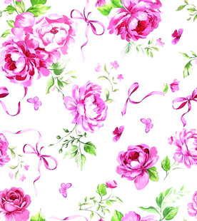 粉色花卉图案背景