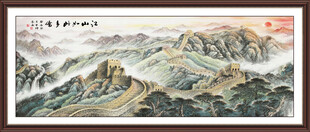 万里长城国画