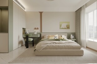 卧室室内场景效果图