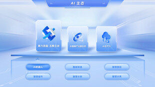 科技感数据展示界面