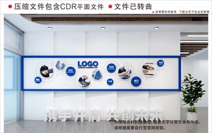 现代企业文化墙