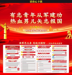 2026年参军报国宣传