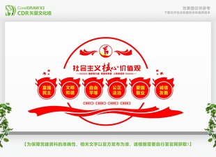 核心价值观文化墙