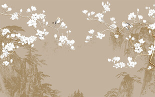 意境 简约现代山水 TIF分层