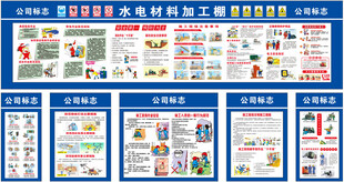 工地水电材料加工棚围挡