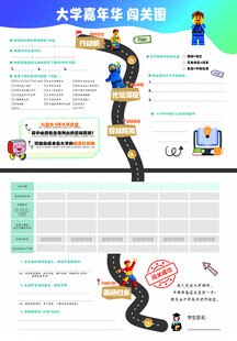 大学嘉年华闯关图