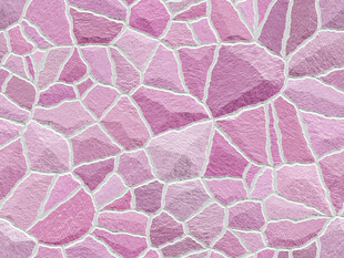 粉色石墙装饰墙