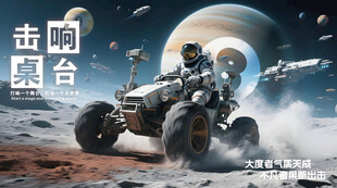 太空宇航员台球桌球壁画大幅海报