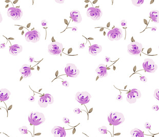 紫色花卉图案背景