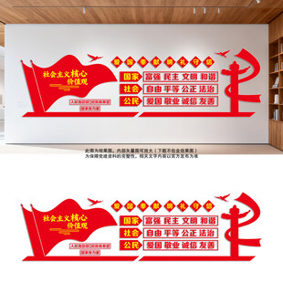 社会主义核心价值观文化墙