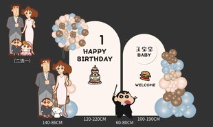 蜡笔小新周岁展板