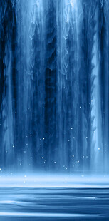 高清瀑布装饰画