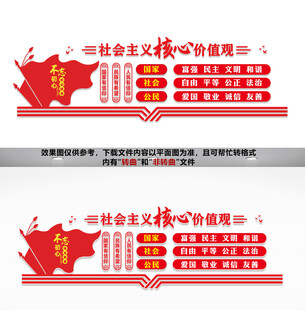 社会主义核心价值观文化墙