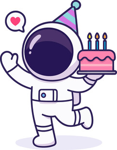 太空生日派对小宇航员
