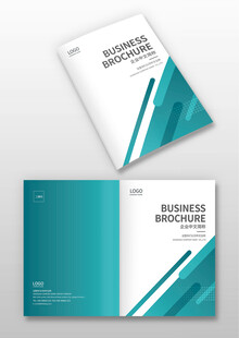 商务风企业宣传册封面