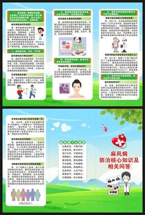 世界防治麻风病日三折页