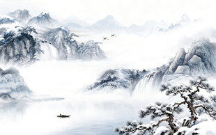 新传 现代高清山水 TIF分层