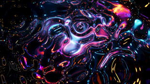 ktv酒吧炫酷流体画