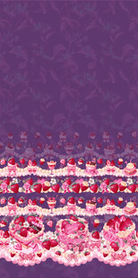 草莓定位紫色系