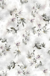 淡雅花卉图案布料纹理