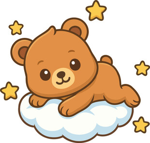 云端小熊的温柔之夜